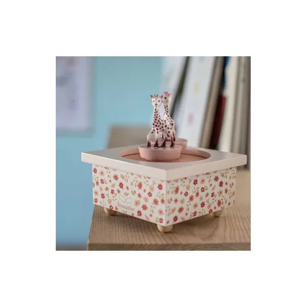 Boite à musique Sophie la girafe - cadeau de naissance - Trousselier - LaPouleAPois.fr
