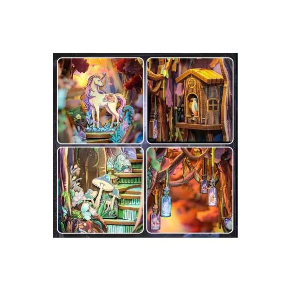 Book Nook La Forêt Enchantée - Cutebee - Maquette et Kit DIY 14+