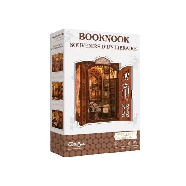 Book Nook Souvenirs d'un Libraire - Cutebee - Maquette et Kit DIY 14+