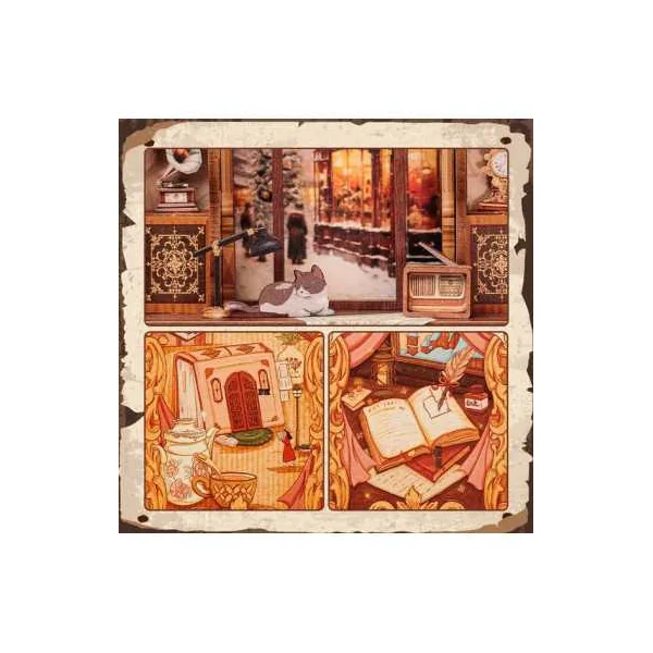 Book Nook Souvenirs d'un Libraire - Cutebee - Maquette et Kit DIY 14+