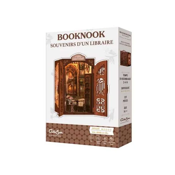 Book Nook Souvenirs d'un Libraire - Cutebee - Maquette et Kit DIY 14+