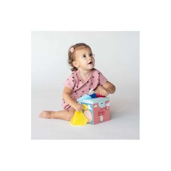 Boîte à Lingettes Magiques Taf Toys - Jeu de Manipulation 9 mois