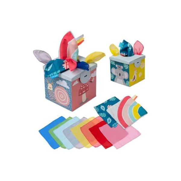 Boîte à Lingettes Magiques Taf Toys - Jeu de Manipulation 9 mois
