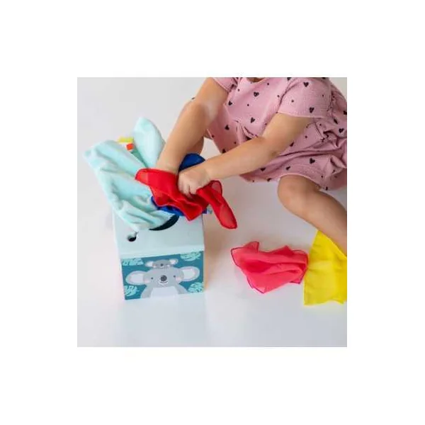 Boîte à Lingettes Magiques Taf Toys - Jeu de Manipulation 9 mois