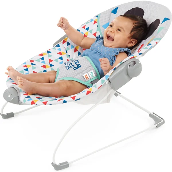 BRIGHT STARTS Transat vibrant MICKEY MOUSE Happy Triangles™ 0m+ jusqu'à 9kg