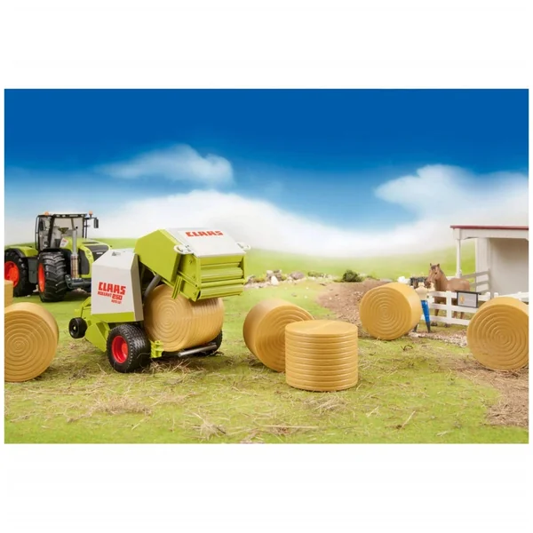 Bruder - 4 Round Hay Bales Mockery For Claas Rollant 250 - Play Vehicle