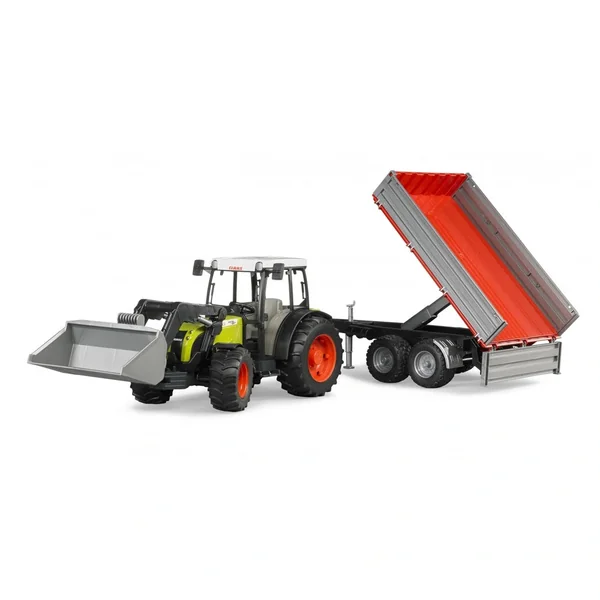 Bruder - Claas Nectis 267 F With Tipping Trailer - Play Vehicle