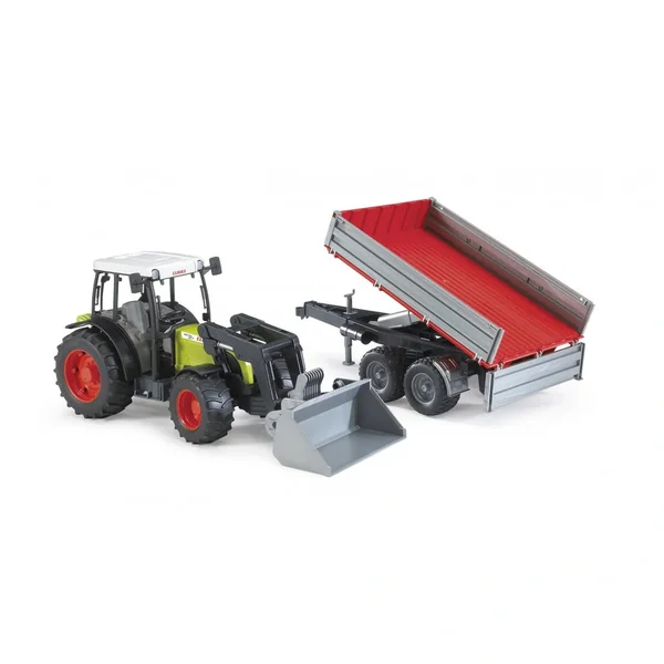 Bruder - Claas Nectis 267 F With Tipping Trailer - Play Vehicle