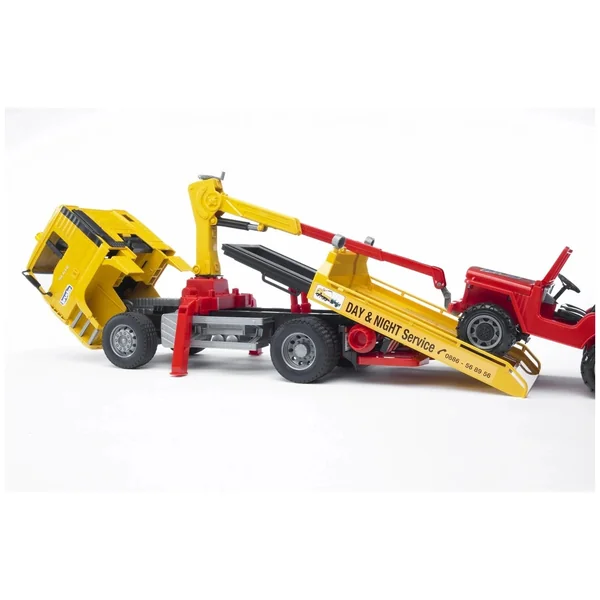 Bruder - Man Tga Breakdown Truck With Cross Country Vehicle - Play Vehicle
