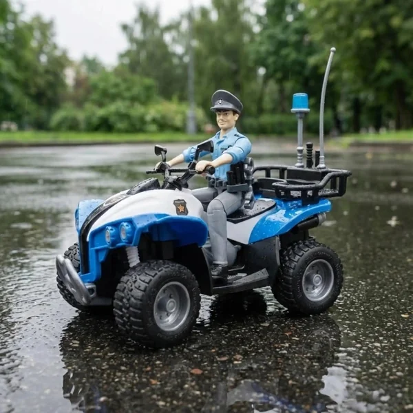 Bruder - Police Quad With Police Officer And Accessories - Action & Toy Figures