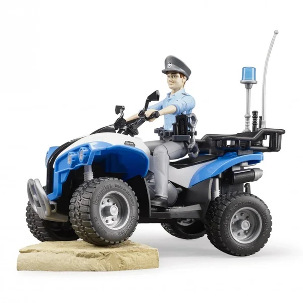 Bruder - Police Quad With Police Officer And Accessories - Action & Toy Figures