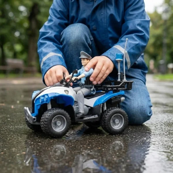 Bruder - Police Quad With Police Officer And Accessories - Action & Toy Figures