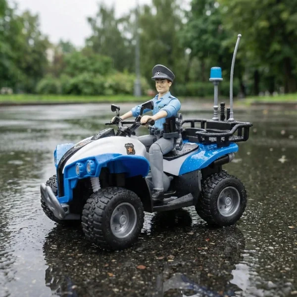 Bruder - Police Quad With Police Officer And Accessories - Action & Toy Figures