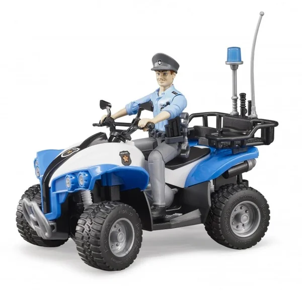 Bruder - Police Quad With Police Officer And Accessories - Action & Toy Figures