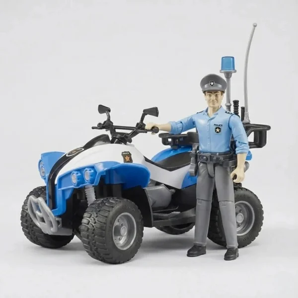 Bruder - Police Quad With Police Officer And Accessories - Action & Toy Figures