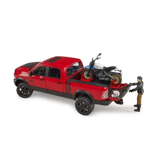 Bruder - Ram 2500 Power Wagon Including Ducati Desert Sled - Play Vehicle