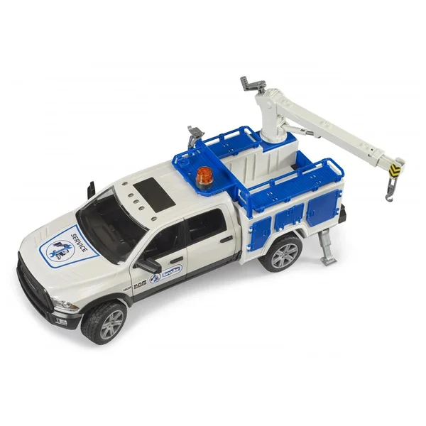 Bruder - Ram 2500 Service Truck With Rotating Beacon Light - Play Vehicle
