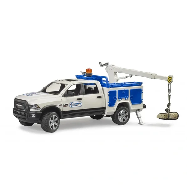 Bruder - Ram 2500 Service Truck With Rotating Beacon Light - Play Vehicle