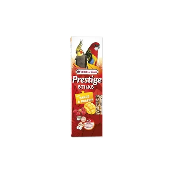 Bâtonnets Versele-Laga Prestige grand perroquet avec mangue et cynorrhodon 140g 2pcs