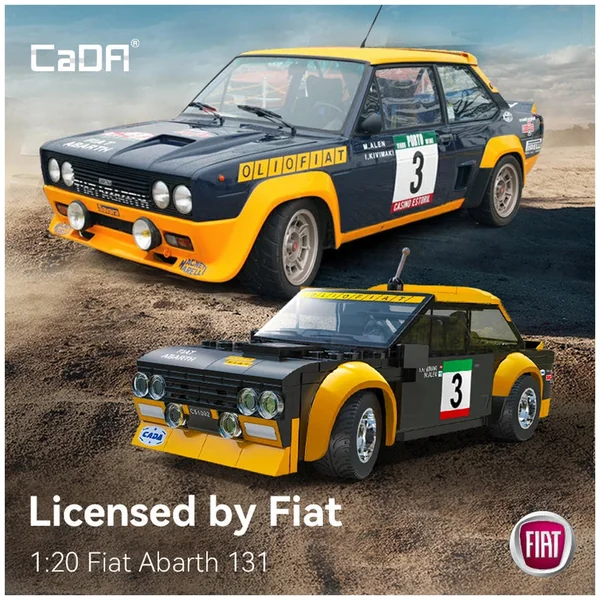 CaDA - Blade Fiat Abarth 131 Dual Mode Controller Construction Set Toys