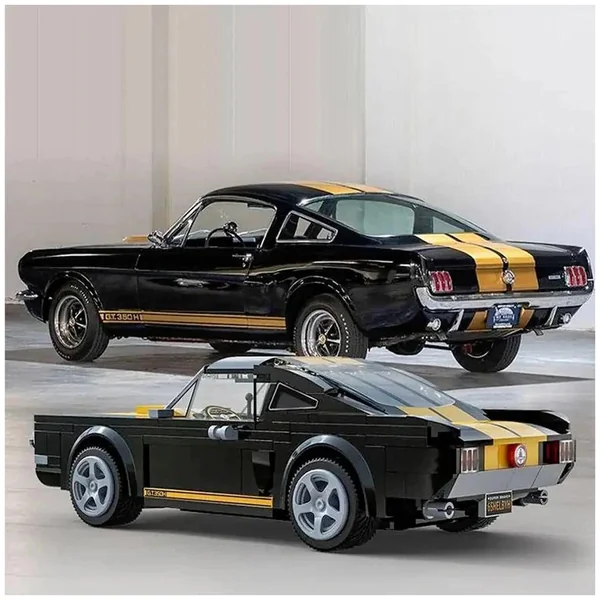 Cada - Sports Cars C55034W Shelby Black and Gold - Construction Set Toys