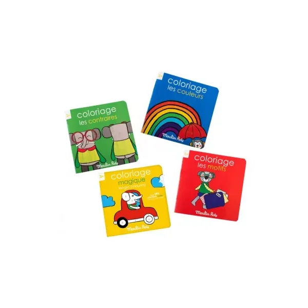 Cahier de coloriage les couleurs les Popipop - Moulin Roty