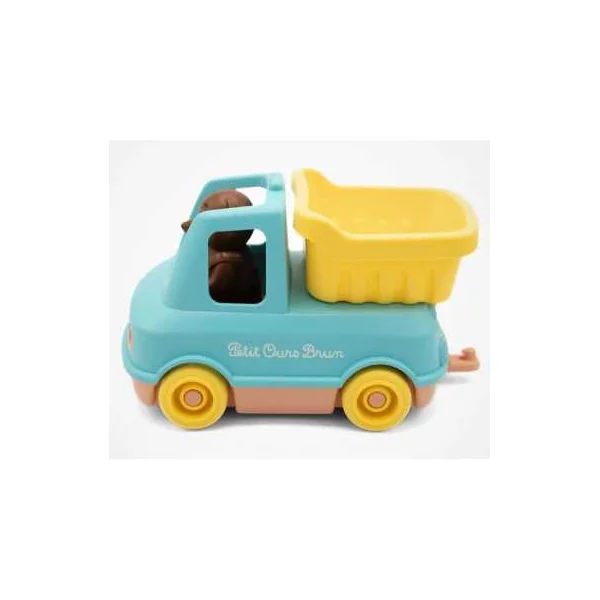 Camion Benne Petit Ours Brun Menthe - Simple - Jouet enfant 1 à 4 ans