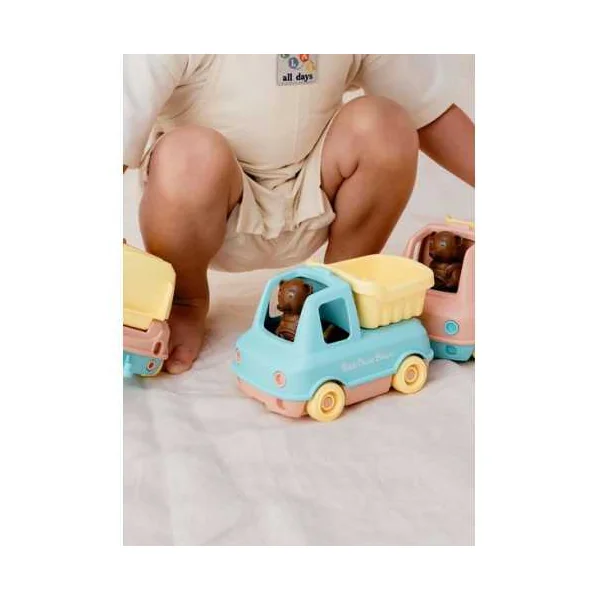 Camion Benne Petit Ours Brun Menthe - Simple - Jouet enfant 1 à 4 ans