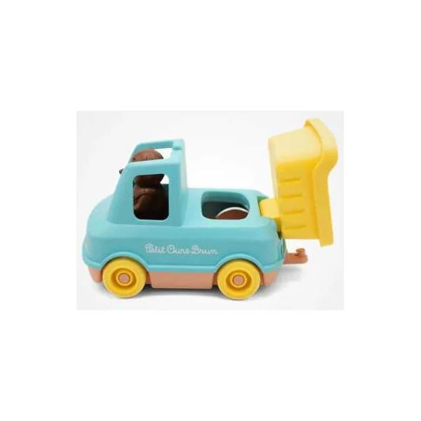 Camion Benne Petit Ours Brun Menthe - Simple - Jouet enfant 1 à 4 ans