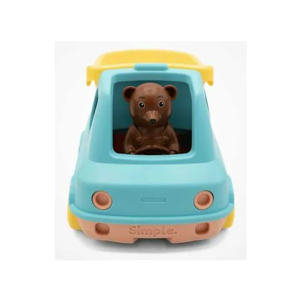 Camion Benne Petit Ours Brun Menthe - Simple - Jouet enfant 1 à 4 ans