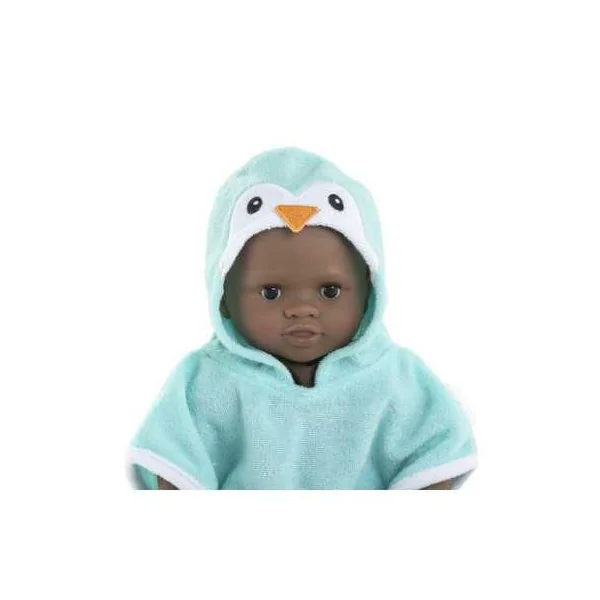 Cape de bain Pingouin pour poupée - Corolle - Poupon 30 cm