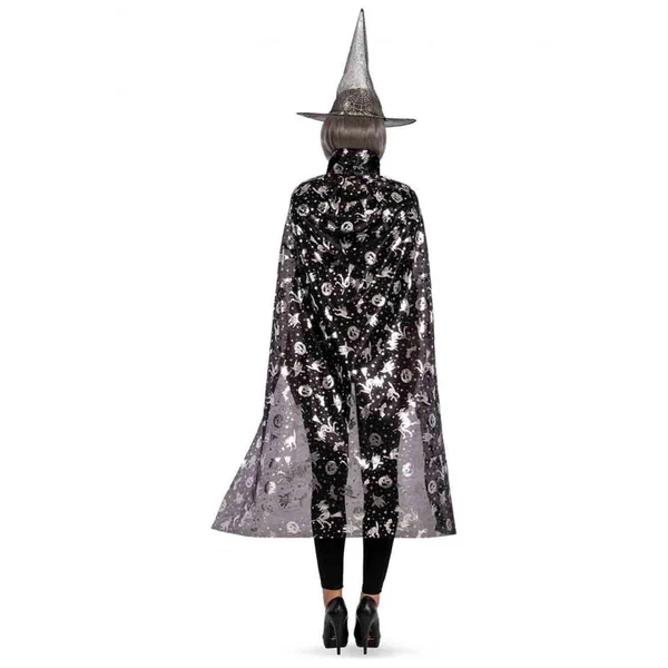 Carnival Toys - Enchanting Witch Costume Set With 120 Cm Cloak And Hat For Imaginative Play - Pretend Professions And Role Playing