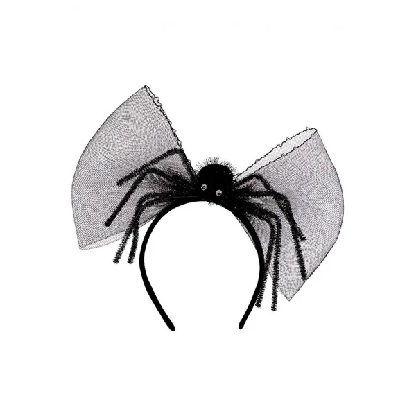 Carnival Toys - Fun Headband With Bow And Black Spider For Creative Dress-Up Play - Pretend Professions And Role Playing