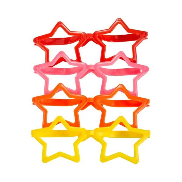 Carnival Toys - Giant Stars Glasses For Fun Dress Up Play In Assorted Colors - Pretend Professions And Role Playing