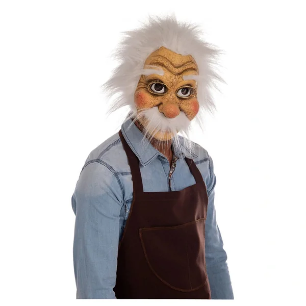 Carnival Toys - Pretend Professions - Geppetto Latex Mask with Glasses - 14+ Years