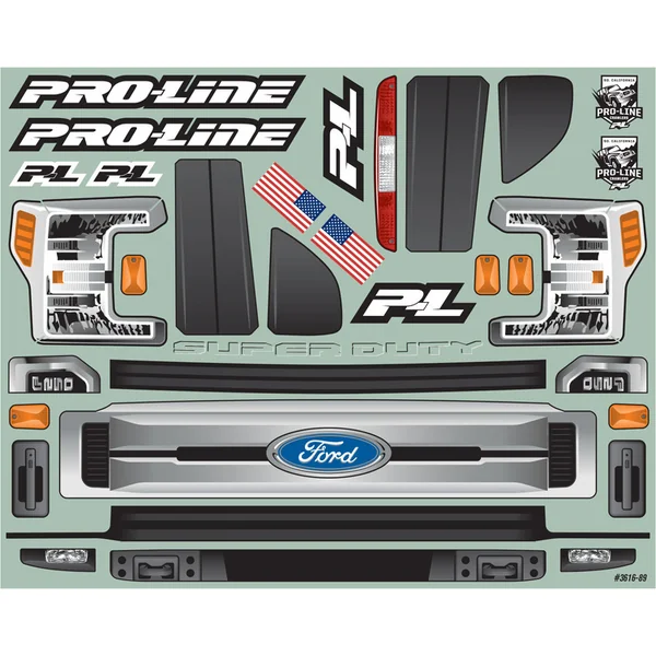 Carrosserie Pro-Line 1:6 2017 Ford F-250 Super Duty transparente : SCX6