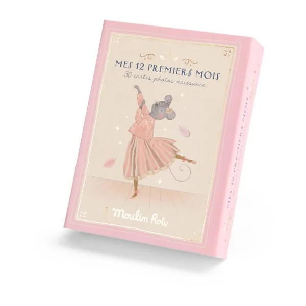 CARTES MES 12 PREMIERS MOIS LA PETITE ECOLE DE DANSE (30 CARTES)