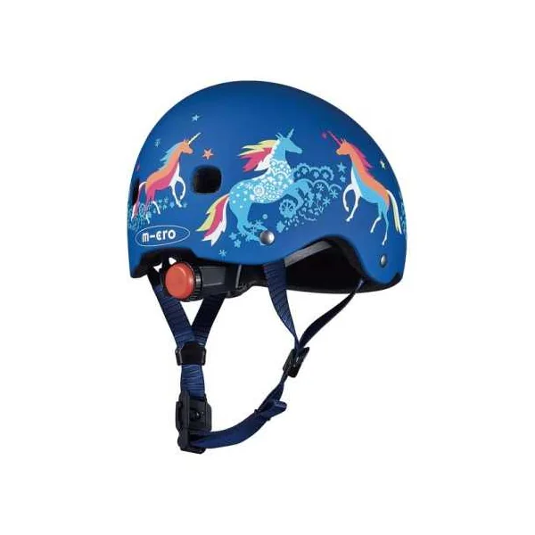 Casque Enfant Micro Licorne S - Sécurité LED Vélo et Trottinette