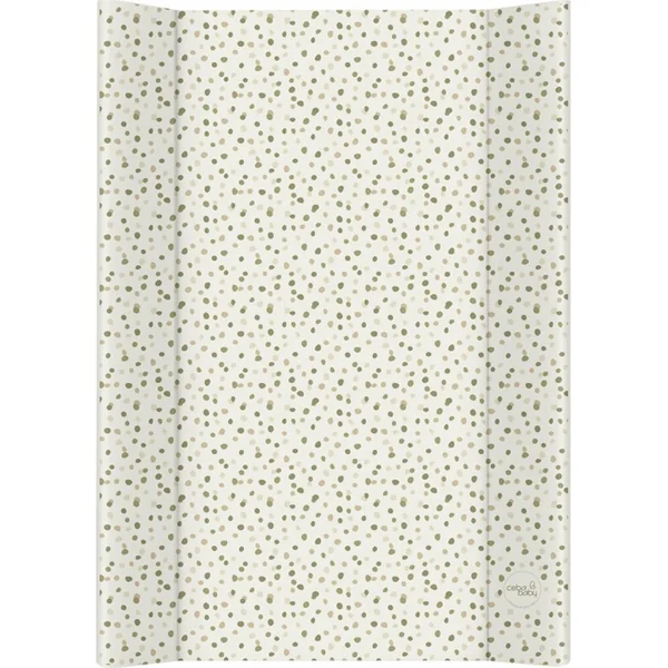 CEBA Matelas à langer 2 côtés avec planche rigide (50x70) Basic Spots