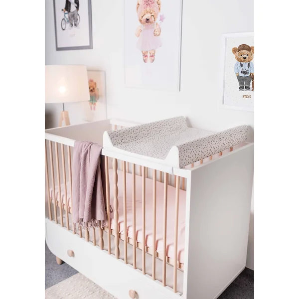 CEBA Matelas à langer 2 côtés avec planche rigide (50x70) Basic Spots