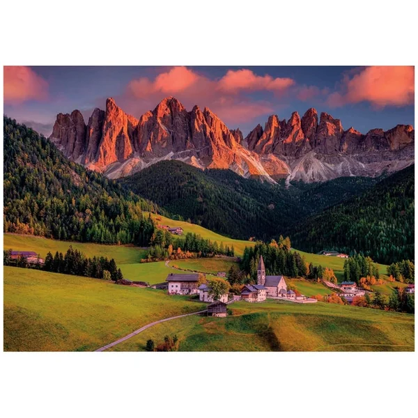 Clementoni High Quality Collection - Val Di Funes Magical Dolomites 1000 Pcs Puzzle