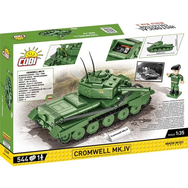 Cobi 2269 II WW Cromwell Mk. IV Hela, 1:35, 542 k, 1 f
