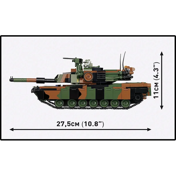 Cobi Forces Armées M1A2 Abrams SEPv3, 1:35, 1065 p, 1 f