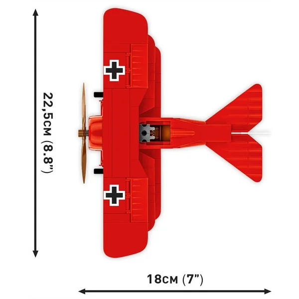 Cobi Great War Fokker Dr. I Baron Rouge, 1:32, 206 p, 1 f