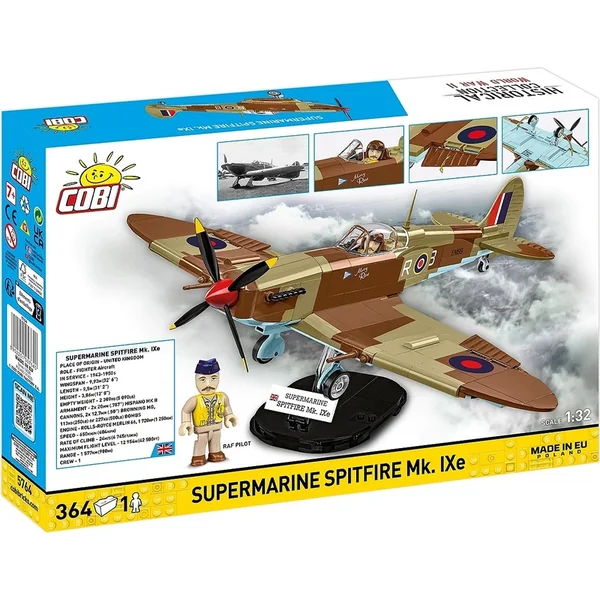 Cobi II WW Supermarine Spitfire Mk. IXe, 1:32, 352 p, 1 f