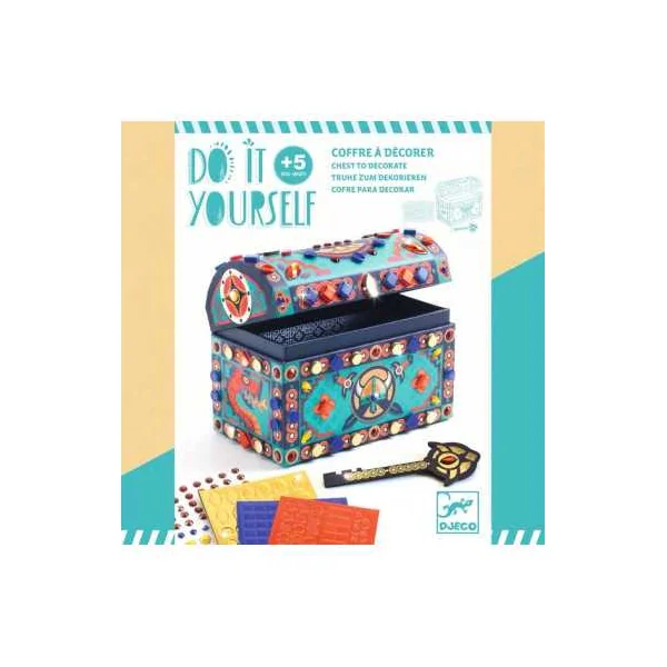 Coffre à décorer Super trésor - Do it Yourself - Djeco