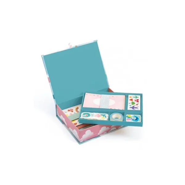 Coffret Papeterie Charlotte Djeco - Set de Correspondance 6+