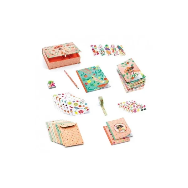 Coffret Papeterie Marie Djeco - Set de Correspondance 6+
