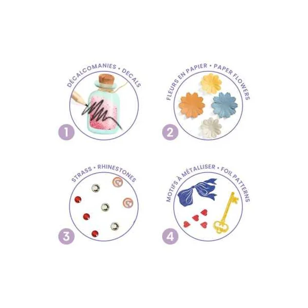 Contes à décorer Au pays des merveilles - Djeco - Activité créative