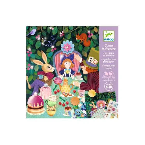 Contes à décorer Au pays des merveilles - Djeco - Activité créative